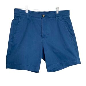 Crown and Ivy men’s navy motion flex SOFT Chino shorts size 34